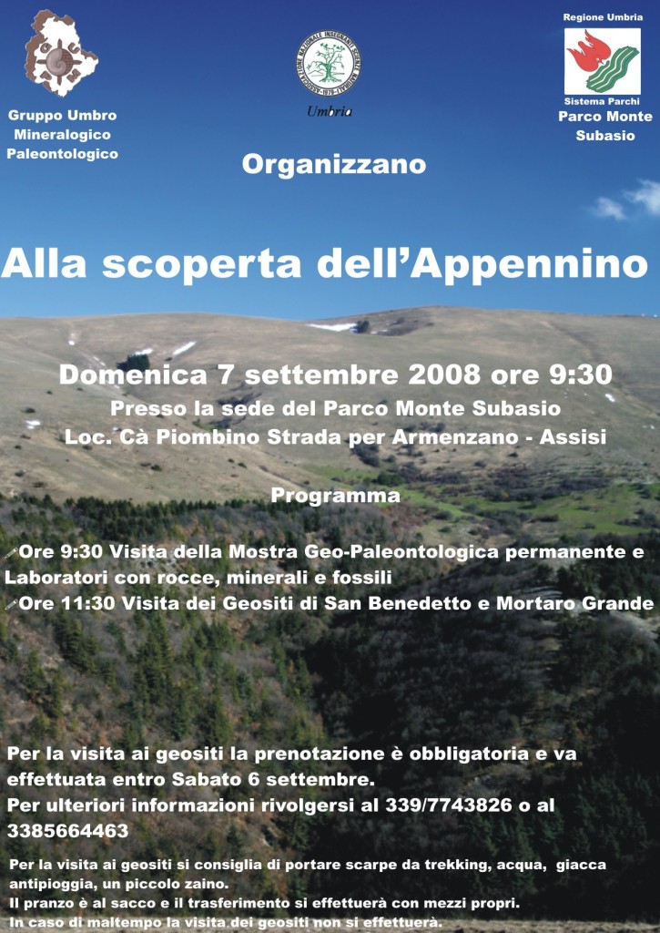 Escursione Domenica 7 settembre